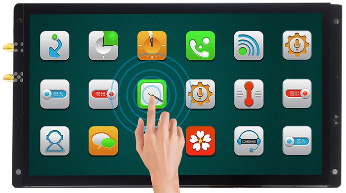 What are the types of industrial control touch screen technologies?